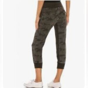 James Perse Camouflage Sweat Pants Jogger Cropped Artillery Camo  Size 0 XS